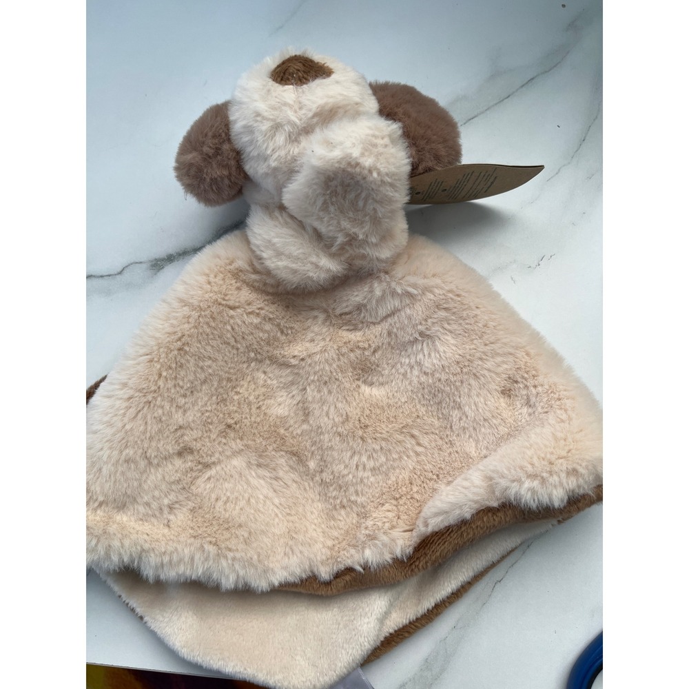 Ebba‎ Eco Collection Plush Puppy Lovey Security Blanket New With Tags